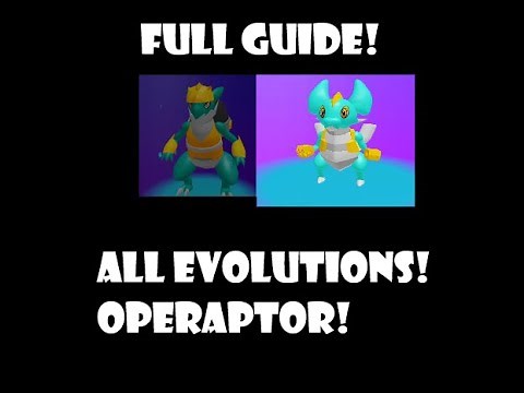 HOW TO GET ALL 3 OPERAPTOR EVOLUTIONS! (loomian legacy)