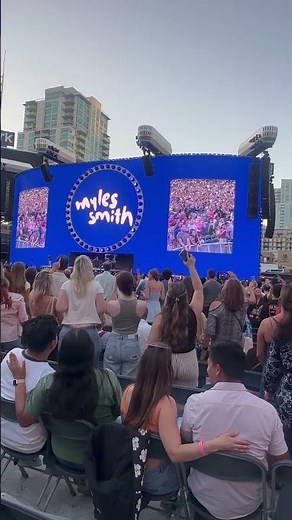 “Stargazing” Myles Smith and his incredible band ❤️ 7/21/2026 San Diego