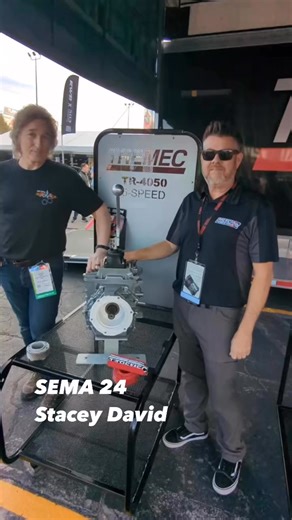 16K views · 88 reactions | Stacey David stops by the Tremec Transmissions trailer at The SEMA Show to talk about his Dodge Ram project and our 4050 kit. #americanpowertrain #savethestick #tremec #dodgeram | American Powertrain | Facebook