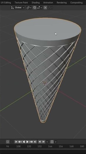 Ice Cream in Blender #blenderforbegginer #blender3d #tutorial