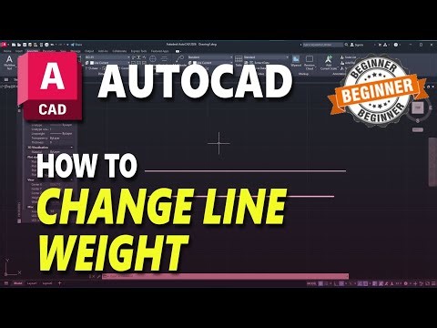 AutoCAD How To Change Line Weight
