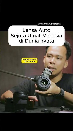 Tak Semua Lensa Kamera cocok pakai Gimbal ? Lensa apa aja ?
