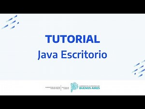 Video Instalación Java escritorio