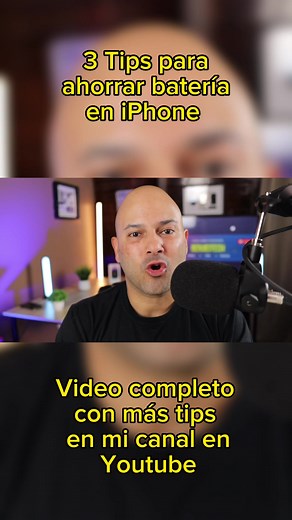 6.3K views · 76 reactions | 3 Tips básicos para ahorrar batería en iPhone #iphone #ios | Benjie Molina | Facebook