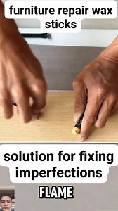 This video demonstrates how to use furniture repair wax sticks to quickly and seamlessly hide imperfections like scratches, gouges, and screw holes in wooden or laminate surfaces. By applying the wax directly—sometimes softening it with a flame for better adhesion—and then leveling it off with a scraper, you can achieve a flush, nearly invisible finish. This method is a popular DIY solution because it requires no drying time and comes in various shades to match different wood grains and furnitur