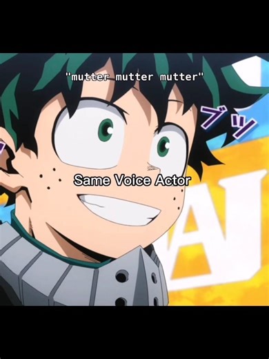 Same Voice Actor #anime #fyp