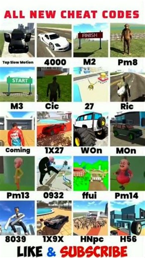 Indian bike driving 3D cheat code