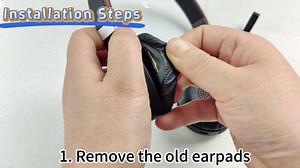 Ear Cushions for Jabra Headset Replacement Ear Pads, 2 Pack | Compatible with Jabra Evolve 65/40 30/20 65UC 65MS 40UC 40MS 30US 30II 20SE 20UC 20MS Headsets