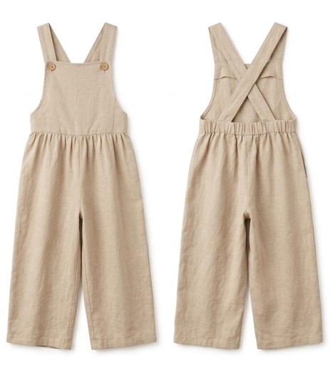 Girls Jumpsuit Sewing Pattern PDF, Kids Overalls Pattern, Wide Leg Dungaree Romper, Beginner Sewing Pattern (multi Size) - Etsy