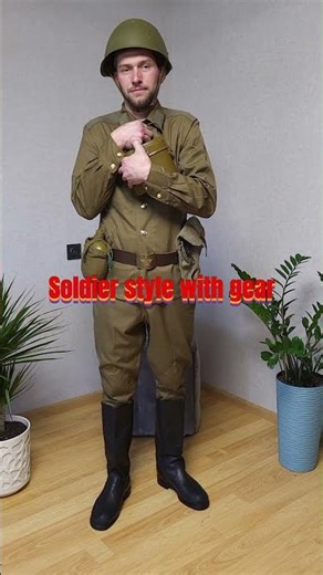 Vintage Soviet M69 Cotton Uniform Set USSR Soldier Outfit With Gear