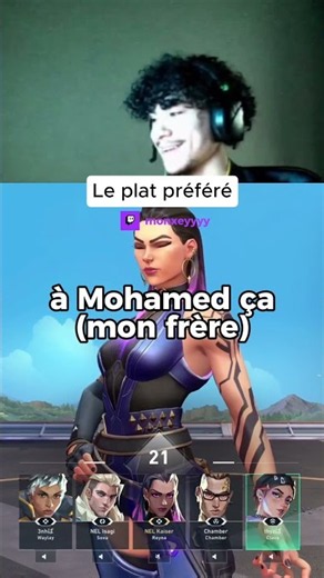 En live (pratiquement) tous les jours à 18h. Twitch : monxeyyyy #valorant #monxey #fyp #viral
