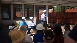 Community members break ground on Springdale History and Visitor Center
