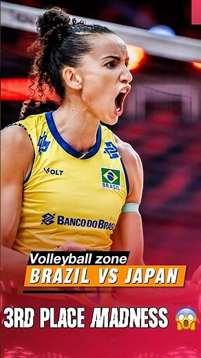 Last Point Drama: Brazil Breaks Japan’s Heart for Bronze | Volleyball Zone
