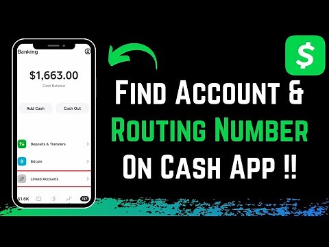 How to Find Cash App Account and Routing Number !