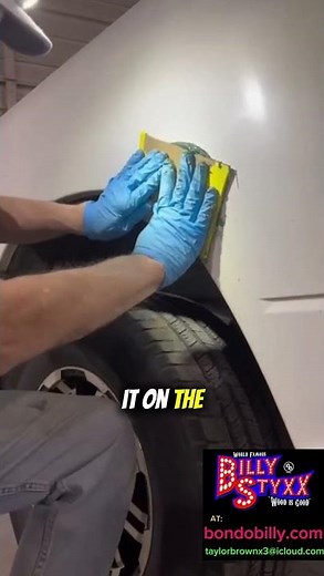 FAST⚡️ Rust Hole Repair For A Used Car Dealer DIY Repairing Duraglass Sanding With DA Sander