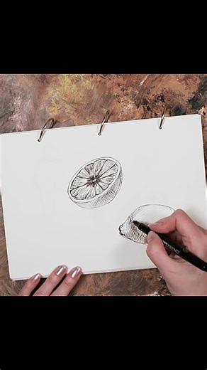 How to Draw a Lemon with Simple Shapes
