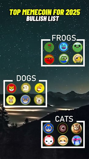 Most Bullish Memecoins to Watch in 2025 🚀