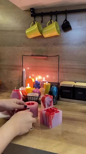 Candle Making Process: Creating Colorful Candles