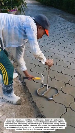 Concrete Pavement Mold / Concrete Pattern Stamping Tool / Manual Concrete Paver Mold