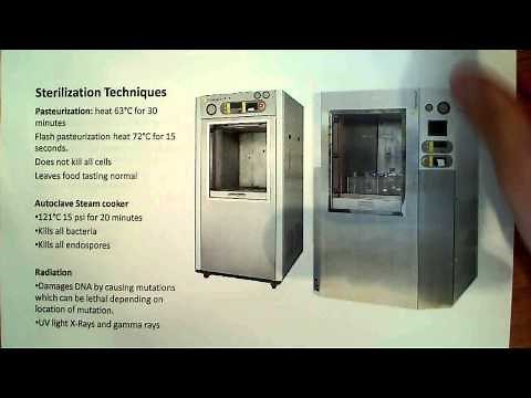 Microbiology sterilization techniques, disinfection and antisepsis