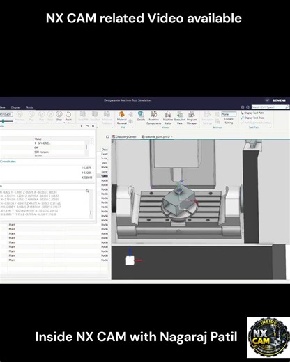 NX CAM 5 axis operation by using Towards point as tool axis