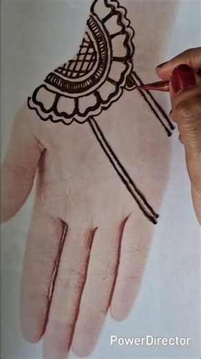 simple mehndi design for beginners ✨️#art #mehndi #shorts
