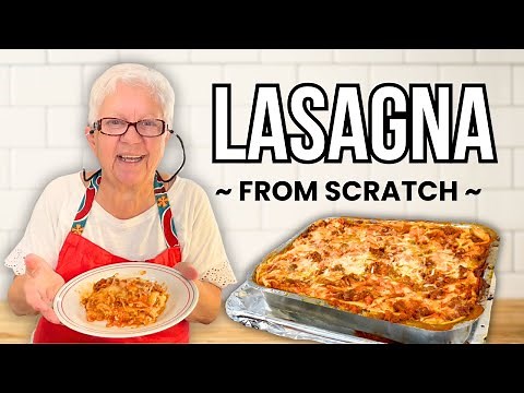 Lasagna Pasta Recipe from Scratch!