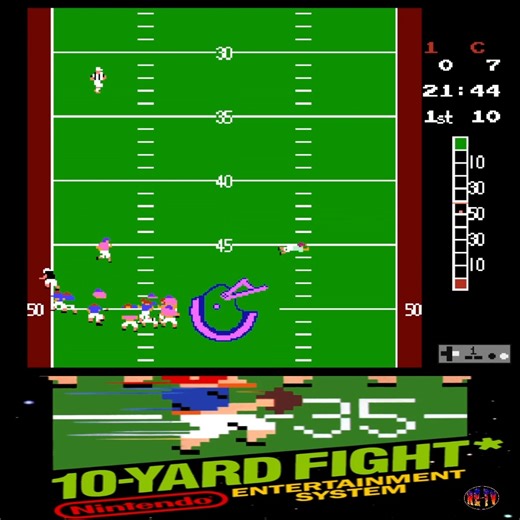 10 Yard Fight | NES | 1984 | Retro-Entertainment TV