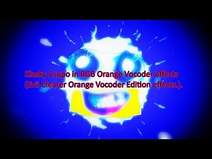 Klasky Csupo in RGB Orange Vocoder effects (Evil Clearer Orange Vocoder Edition effects.).