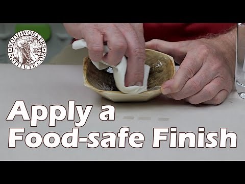 How to Apply a Food-safe Finish to a Bowl [Woodworkers Institute]