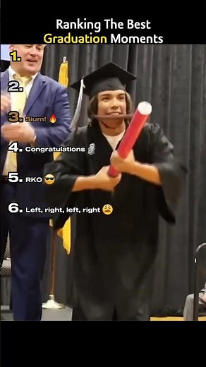 Ranking The Best Graduation Moments 🎓