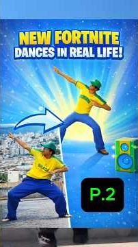 NEW Fortnite Dances in REAL LIFE! Part 2 🔥