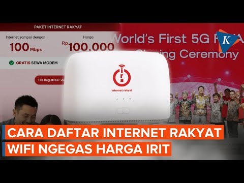 Cara Daftar Internet Rakyat, Wifi "Ngegas" Harga Irit...