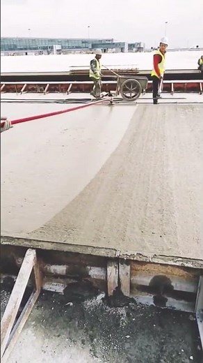 Smoothing process of cement concrete pavement