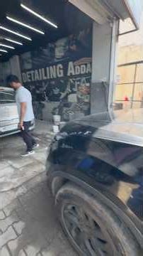 Tata harrier denting painting dry clean form washing ceramic coating web service customer happy #har