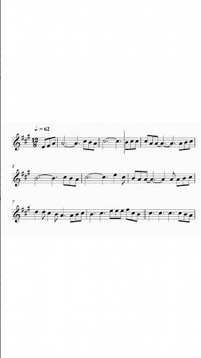 Perfect - Ed Sheeran | Clarinet Sheet Music #sheetmusic #shots #tutorial #clarinet