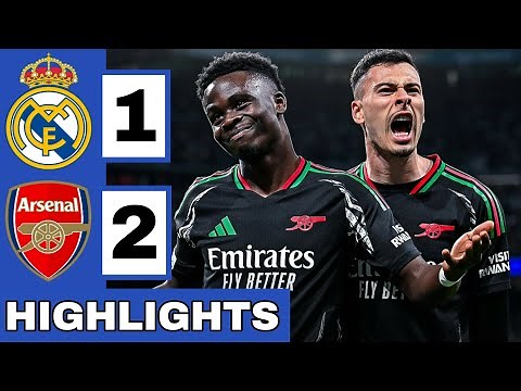 🔴Real Madrid vs Arsenal (1-2) Extended HIGHLIGHTS | UEFA Champions League Quarter- Finals