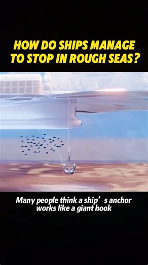 How do ships manage to stop in rough seas? #knowledge #science