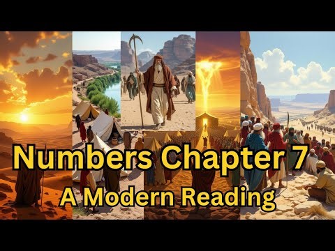 Numbers Chapter 7 | A modern reading. #BibleStories #moses #bookofnumbers
