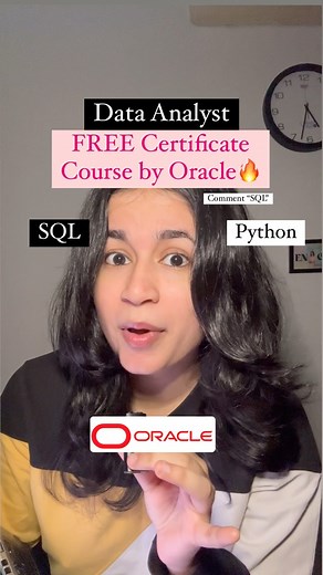 Yukti Devtalla | Comment “SQL” to get the links Only my followers👈🏻 🕒 No Last date !! 📜 Free Certificate ✅Eligibility: Open to undergraduates, graduates,... | Instagram