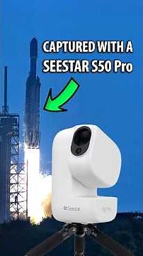 Can a Seestar S50 Pro Capture a Space Launch? #Astronomy #RomanSpaceTelescope #Space SpaceX