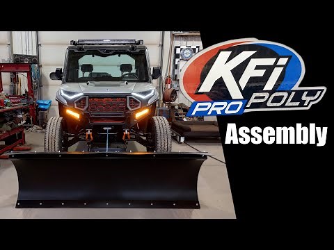 2024 Polaris Ranger 1500XD 72" KFI ProPoly Snowplow Install