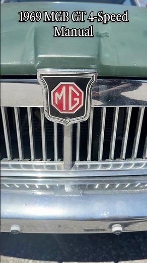 "GT Or Roadster???" 1969 MG MGB GT 4-Speed | Classic British Coupe
