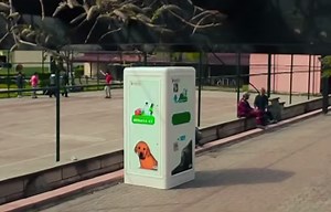 This Vending Machine Feeds Stray Dogs When People Recycle