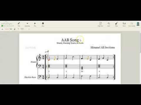 How to Add a Bass Line in Noteflight
