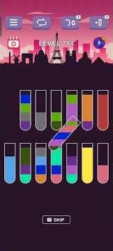 water sort puzzle level 714 guru #games