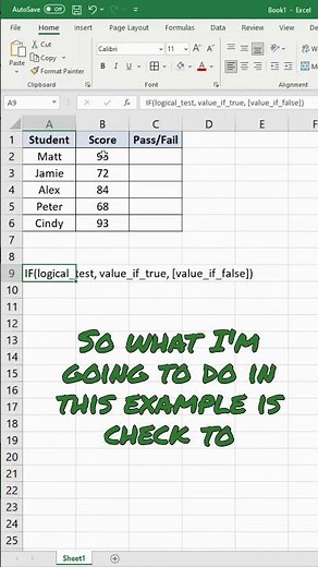 How to Create an IF THEN formula in Excel
