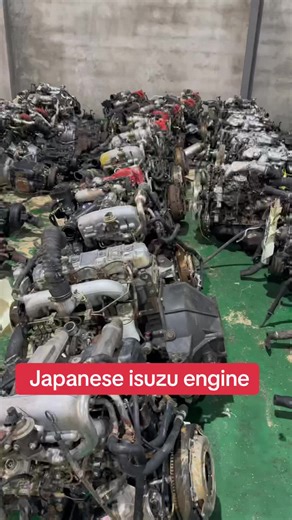 Japanese Isuzu diesel engines. Multiple units in stock. #Isuzu