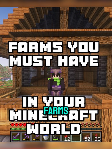 Must-Have Farms for Your Minecraft World: Iron, Sugar Cane, Wool, Enderman, and More!