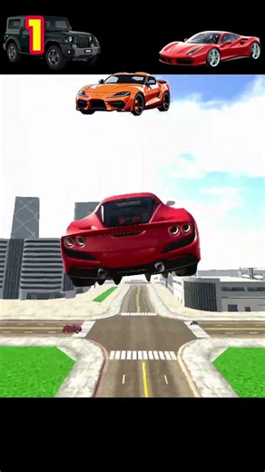 MEGA CAR JUMP IN INDIAN BIKE GAME 3D ‪@rohitgamingstudio6902‬ #shorts #indianbikesdriving3d